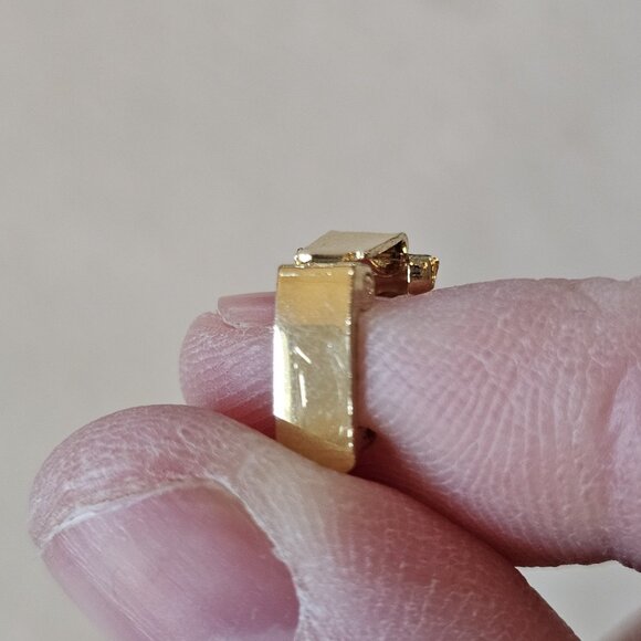 VTG Gold Plated Flat Chain Necklace 18 Inches Classic 5 mm Gift For Her - Picture 9 of 11